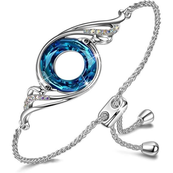 Adjustable Slider Bracelet for Women - Perfect Birthday Gift with Jewelry Box - Picture 1 of 7